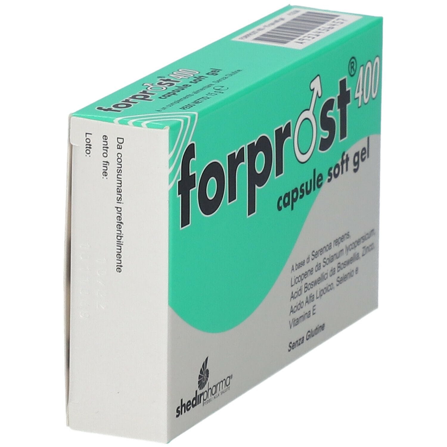 Integratore Forprost 400 per la prostata, 15 capsule molli