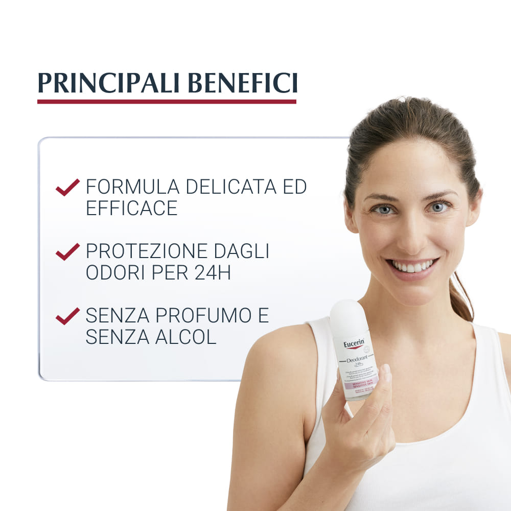 EUCERIN DEODORANTE ROLL-ON PELLI SENSIBILI 50 ML