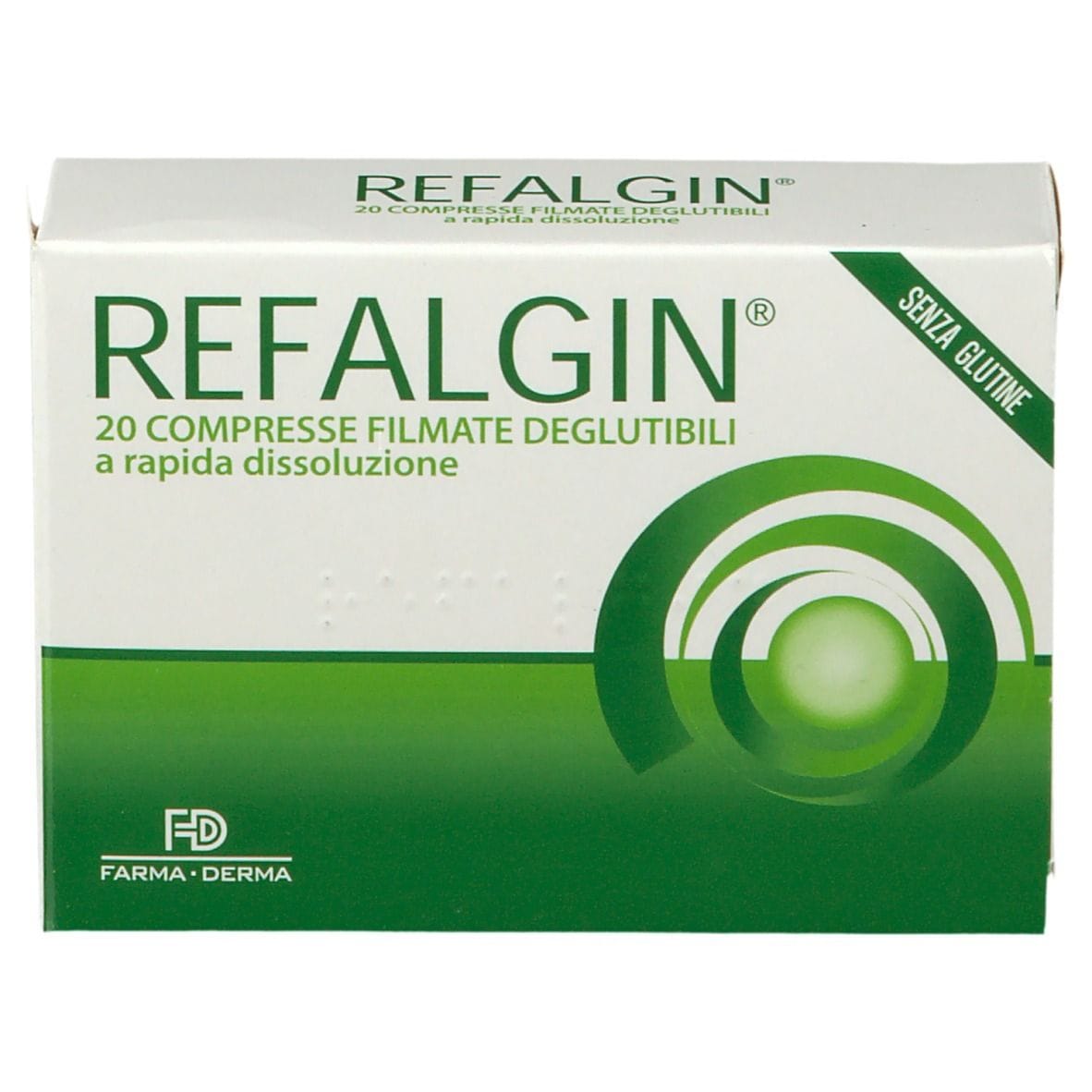 Refalgin compresse per reflusso e bruciore di stomaco, 20 cpr