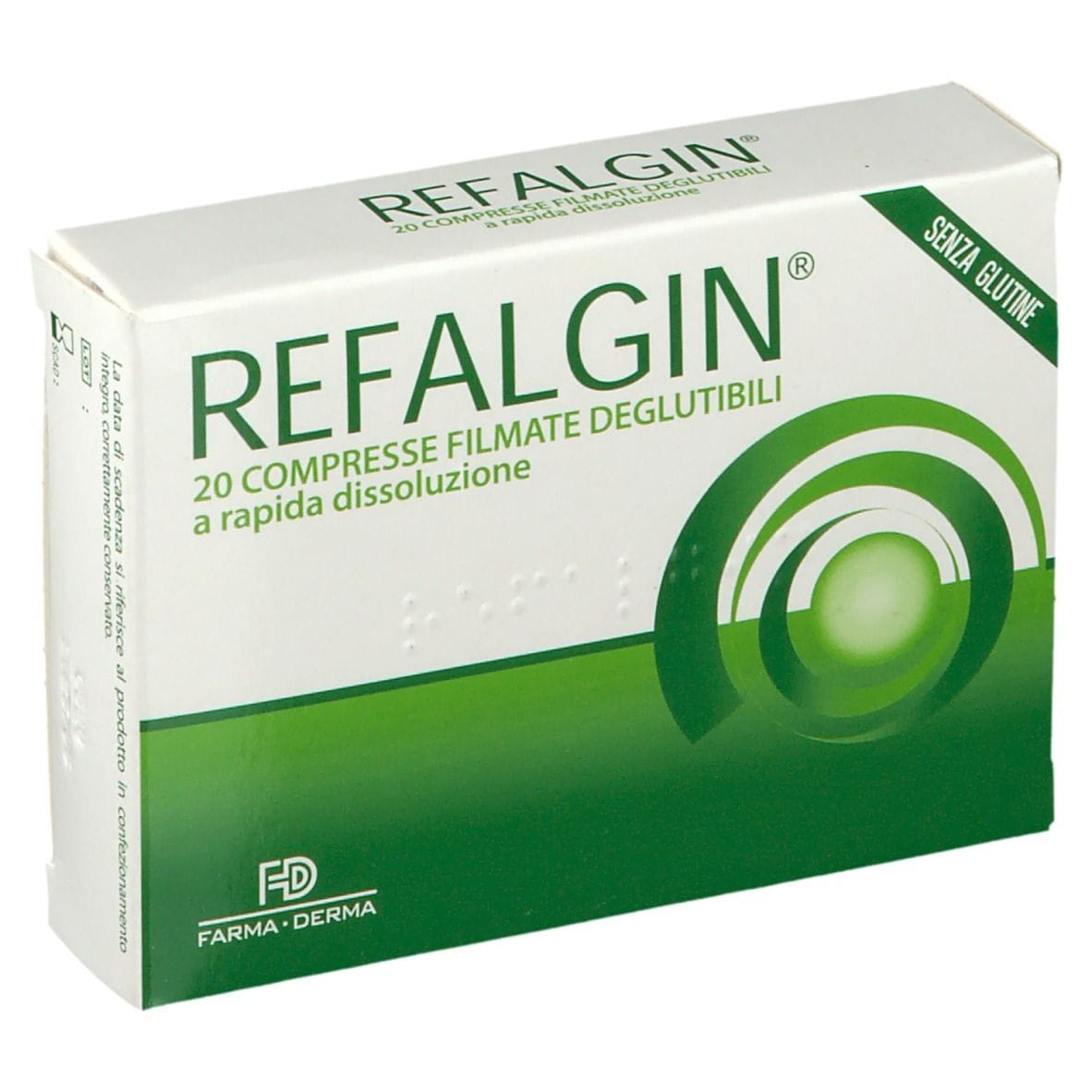 Refalgin compresse per reflusso e bruciore di stomaco, 20 cpr