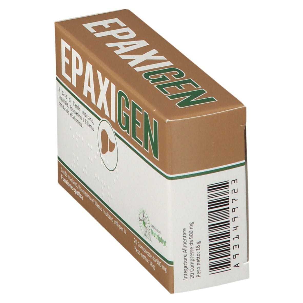 Integratore Epaxigen per fegato e digestione, 20 compresse