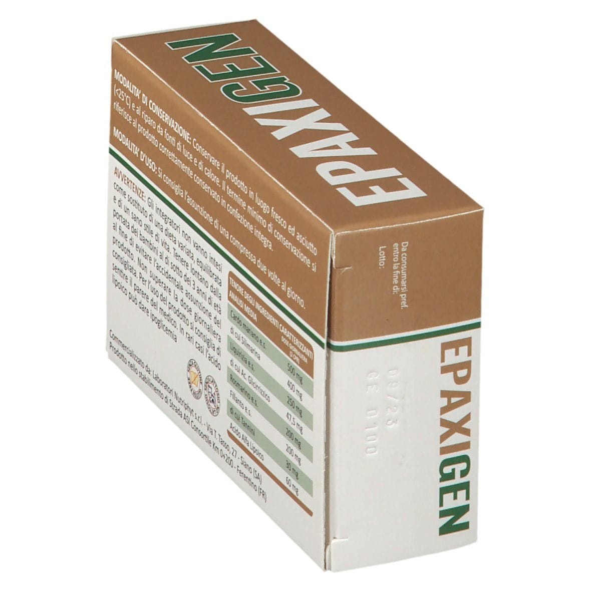 Integratore Epaxigen per fegato e digestione, 20 compresse