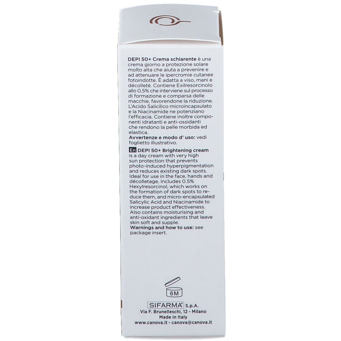 CANOVA DEPI SPF 50+ CREMA PROTEZIONE ALTA 50 ML