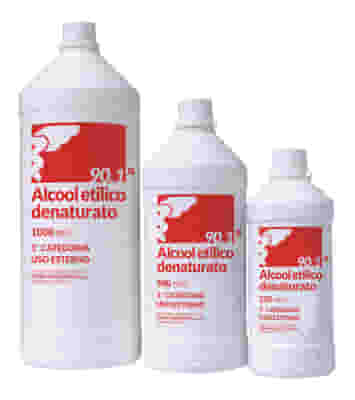Alcool Denaturato 90,1% Nova Argentia, 250ml per Superfici