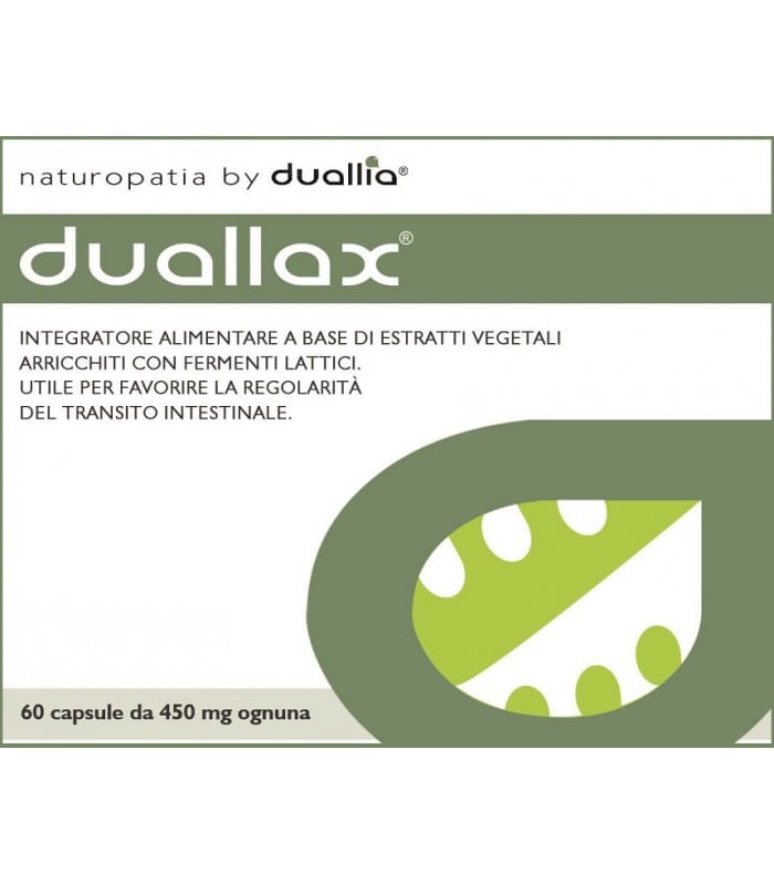 Integratore Duallax con erbe e probiotici, 60 capsule 450mg