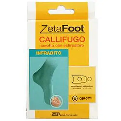 ZETAFOOT CEROTTO CALLIFUGO INFRADITO 6 PEZZI ZETAFOOT CEROTTO CALLIFUGO INFRADITO 6 PEZZI
