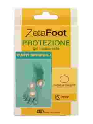 ZETAFOOT GEL TRASP PUNTI SENSIB 6PZ