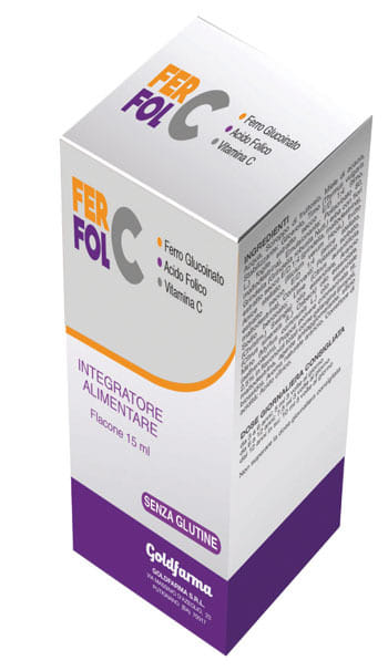 Integratore Fer Fol C con ferro e acido folico, gocce 15ml