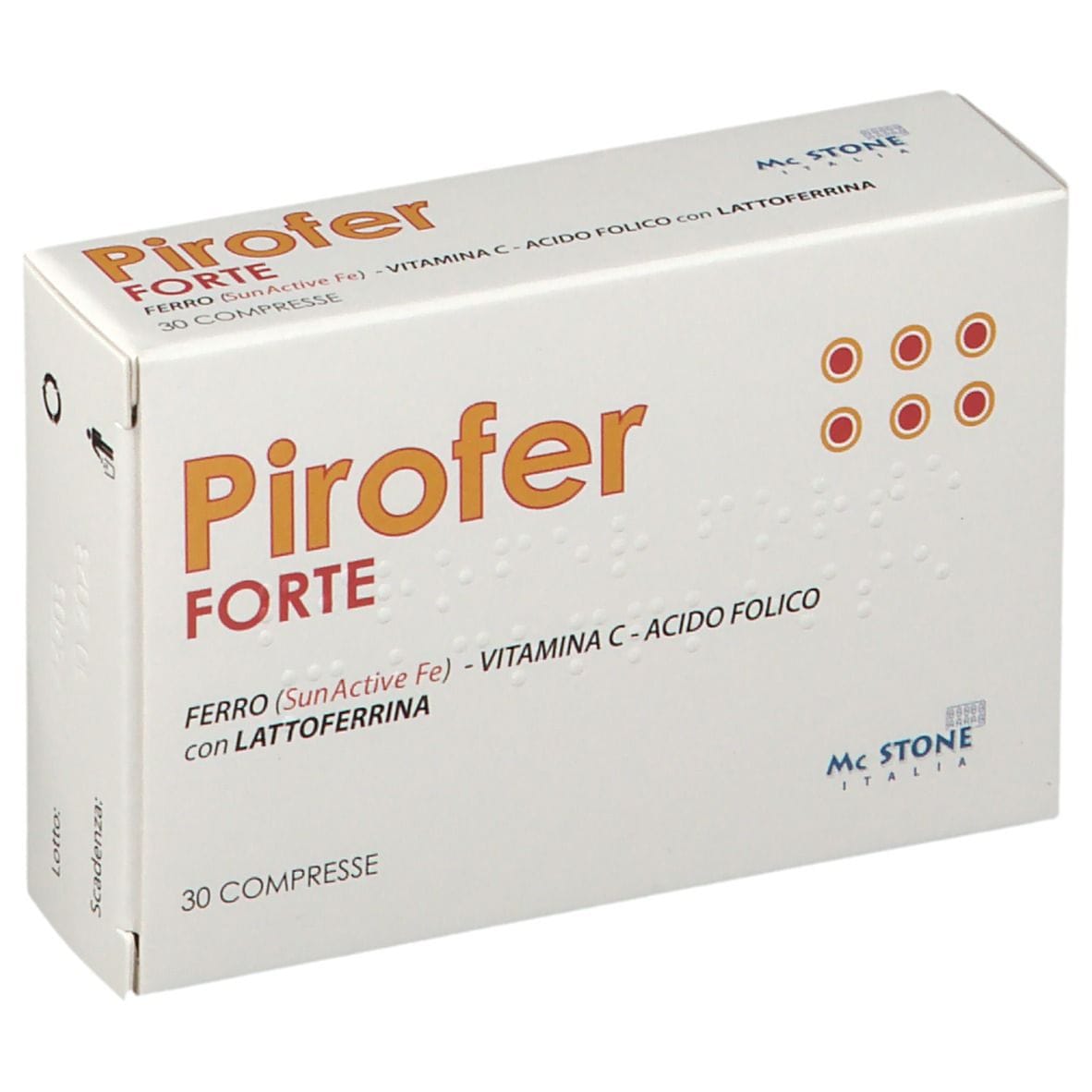 PIROFER FORTE 30 COMPRESSE DA 950 MG