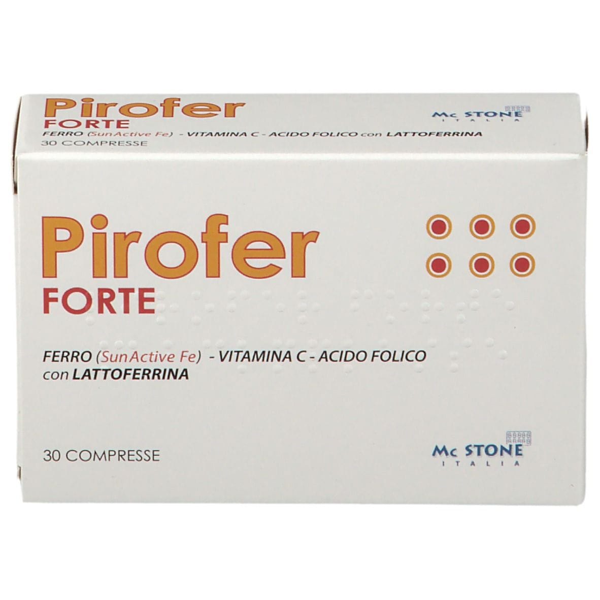 PIROFER FORTE 30 COMPRESSE DA 950 MG