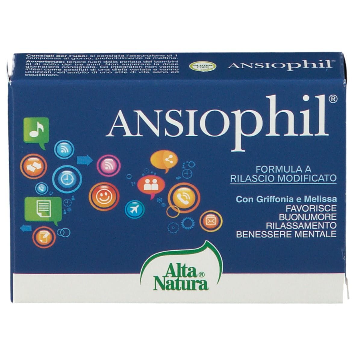 Integratore Ansiophil AltaNatura 850mg, 15 compresse