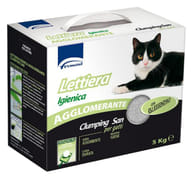 Lettiera agglomerante Clumping SAN per gatti, 5 kg