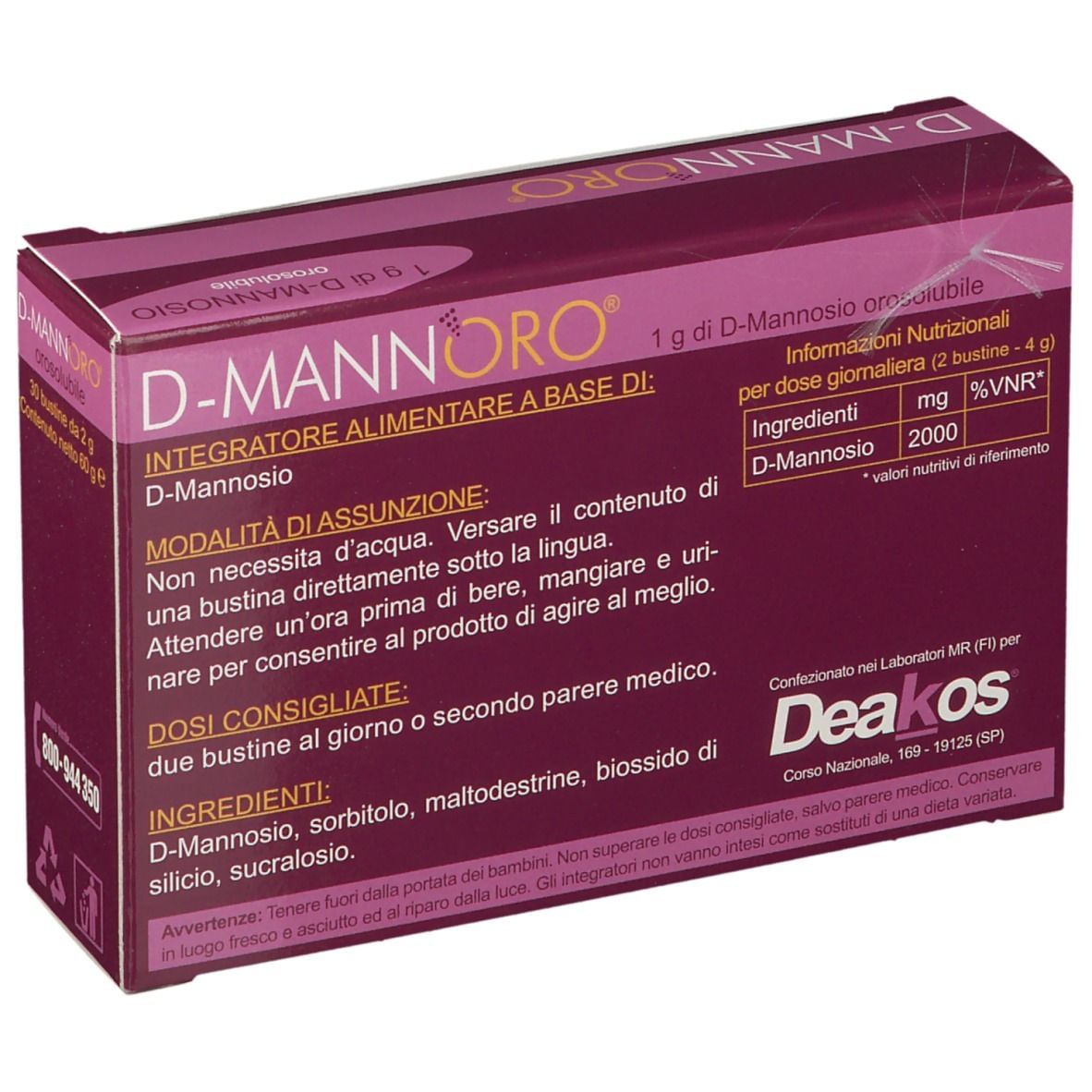 D-MANNORO 30 BUSTINE