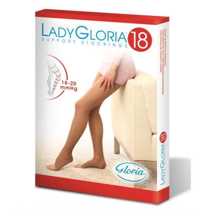 Ladygloria 18 Collant Punta Aperta Daino 4