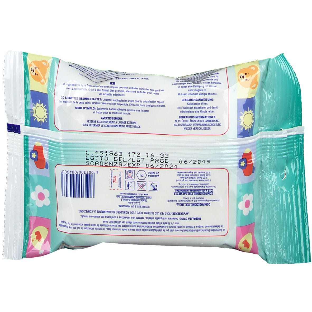 TRUDI BABY CARE SALVIETTINE DISINFETTANTI 20 PEZZI