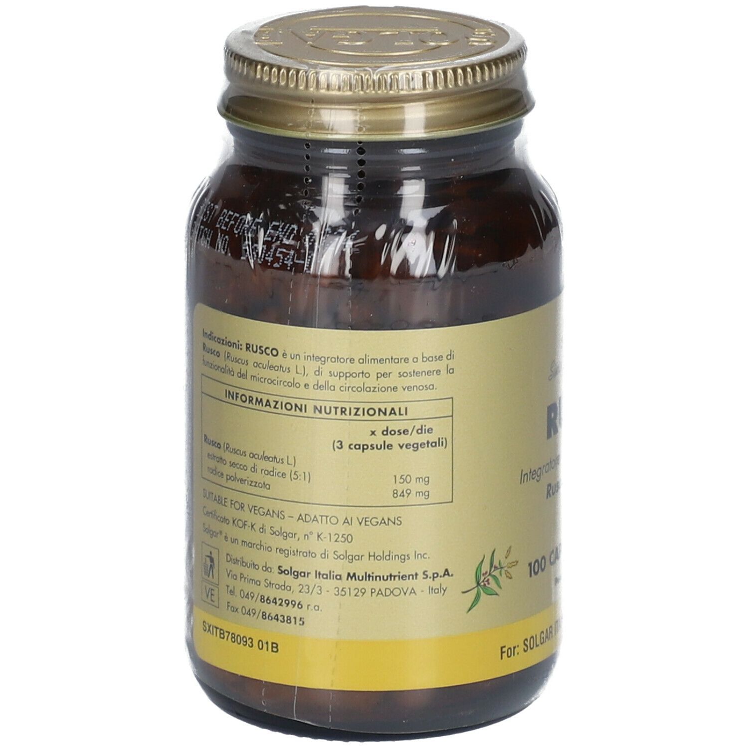 RUSCO 100 CAPSULE VEGETALI