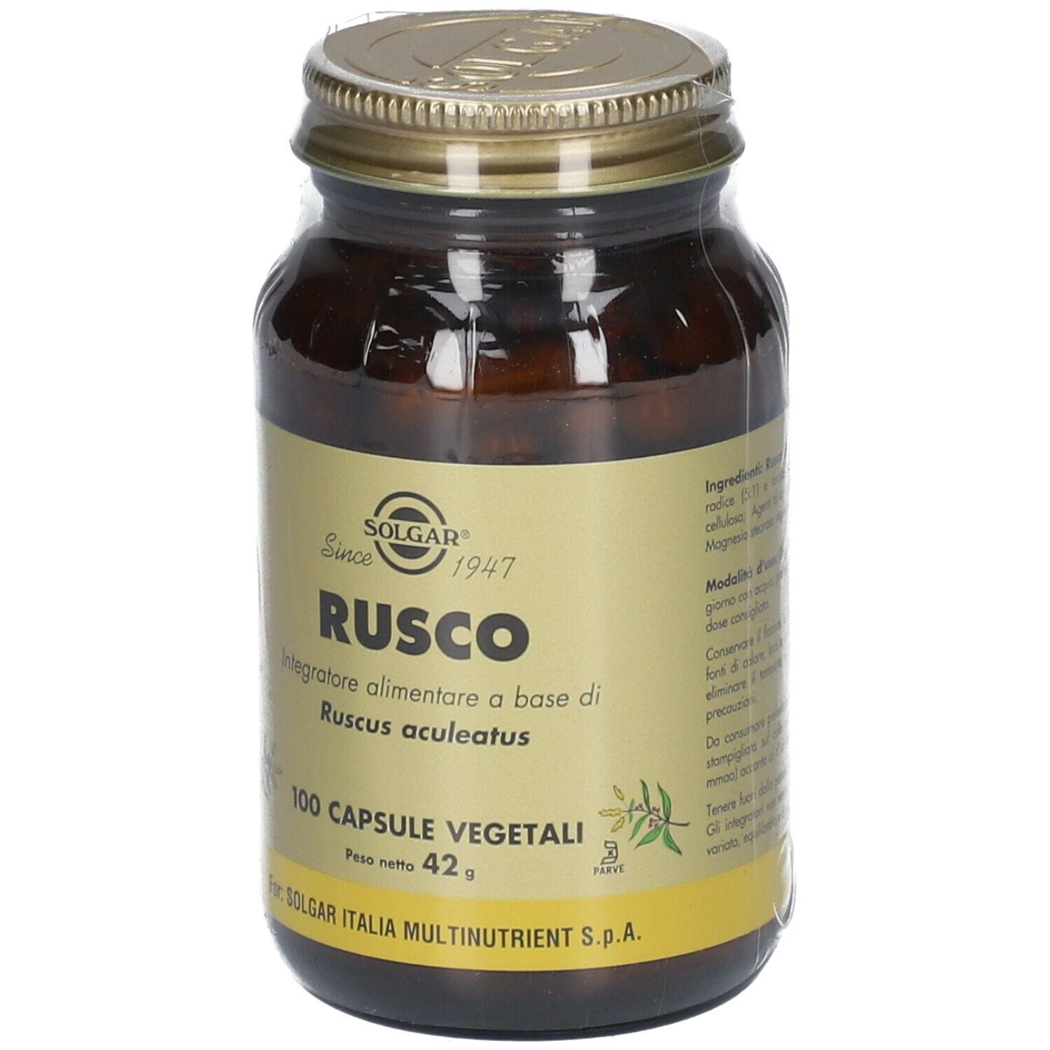 RUSCO 100 CAPSULE VEGETALI