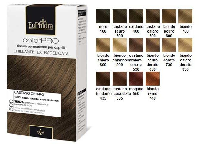 EUPHIDRA TINTURA COLORPRO 830 BIONDO CHIARO DORATO 50 ML