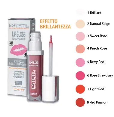 ESTETIL LIPGLOSS IDRAVOLUME LIGHT RED 07 6,5ML ESTETIL LIPGLOSS IDRAVOLUME LIGHT RED 07 6,5ML
