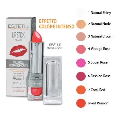 ESTETIL LIP STICK FILLER ROSSETTO TRATTAMENTO FASHION ROSE 06 ESTETIL LIP STICK FILLER ROSSETTO TRATTAMENTO FASHION ROSE 06