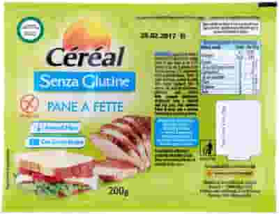 Pane a fette senza glutine Céréal, 200g per celiaci