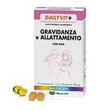 DAILYVIT+ GRAVIDANZA ALLATTAMENTO CON DHA MULTIVITAMINICO E MULTIMINERALE 30 COMPRESSE + 30 PERLE