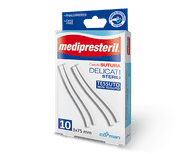 Cerotto per sutura Medipresteril TNT 3x75mm, 10 pezzi