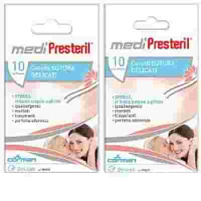 CEROTTO PER SUTURA MEDIPRESTERIL DELICATI TESSUTO NON TESSUTO 6,4X108MM 10 PEZZI