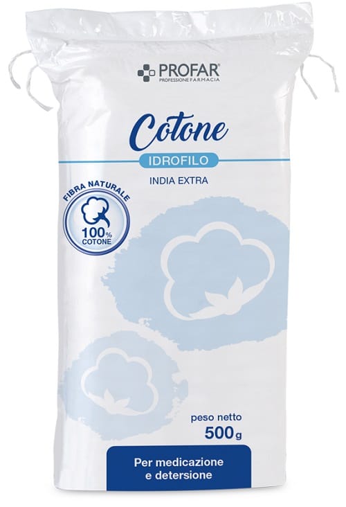 Cotone Idrofilo Profar India Extra, puro cotone 500g
