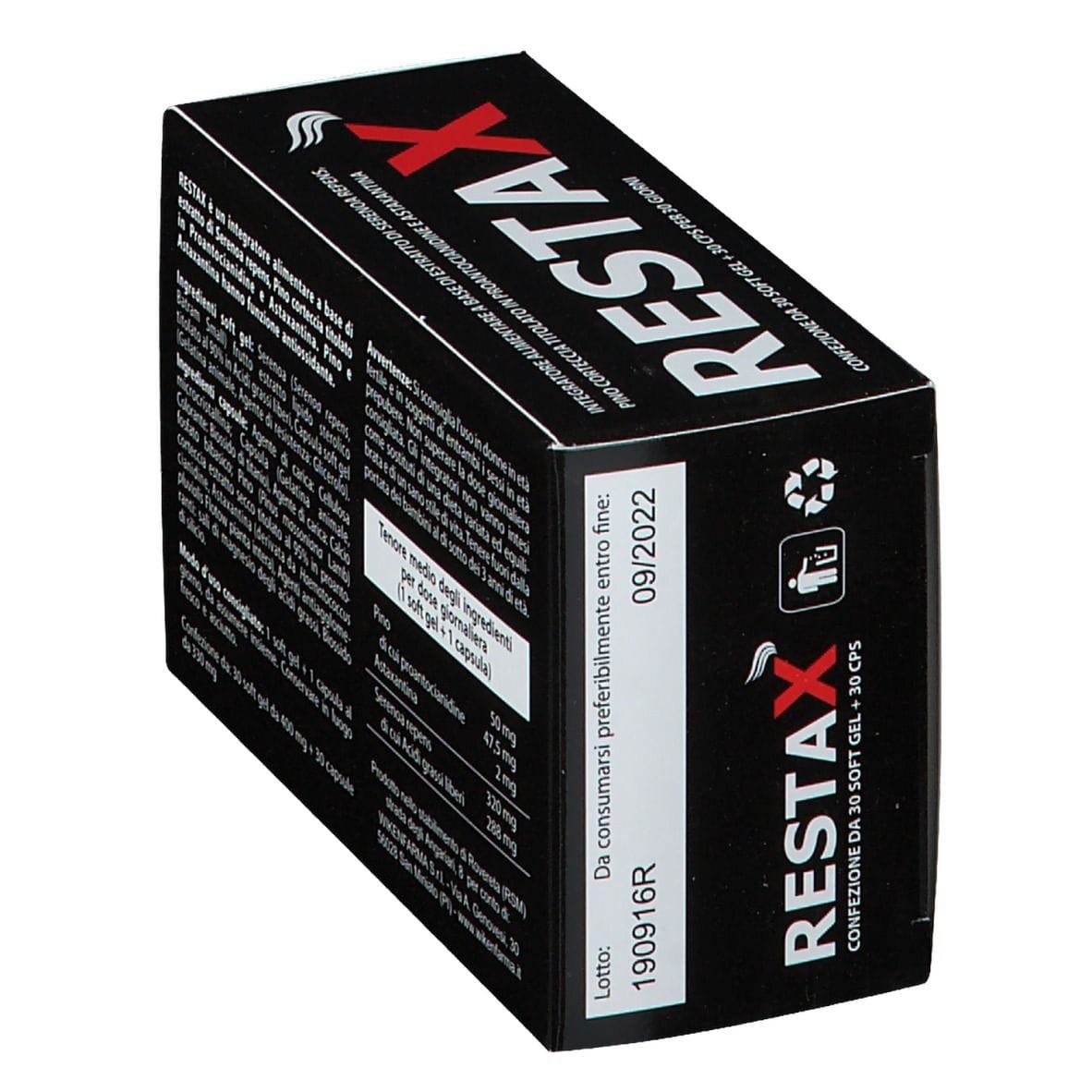 RESTAX 30 CAPSULE + 30 CAPSULE SOFTGEL