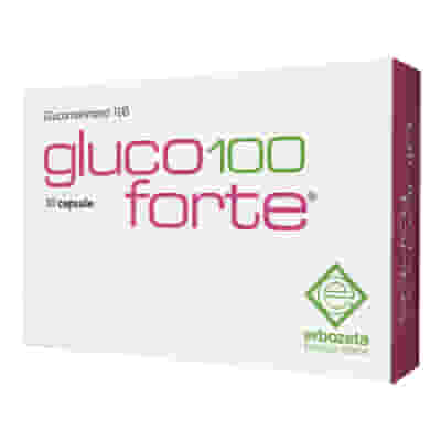 Integratore Gluco 100 Forte Glucomannano, 30 capsule 900mg
