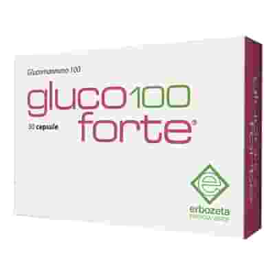GLUCO 100 FORTE GLUCOMANNANO 100 30 CAPSULE DA 900 MG
