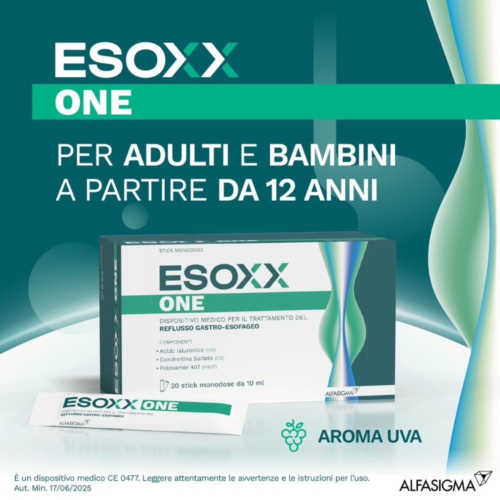 ESOXX ONE 20 BUSTINE STICK PACK 10 ML AROMA UVA