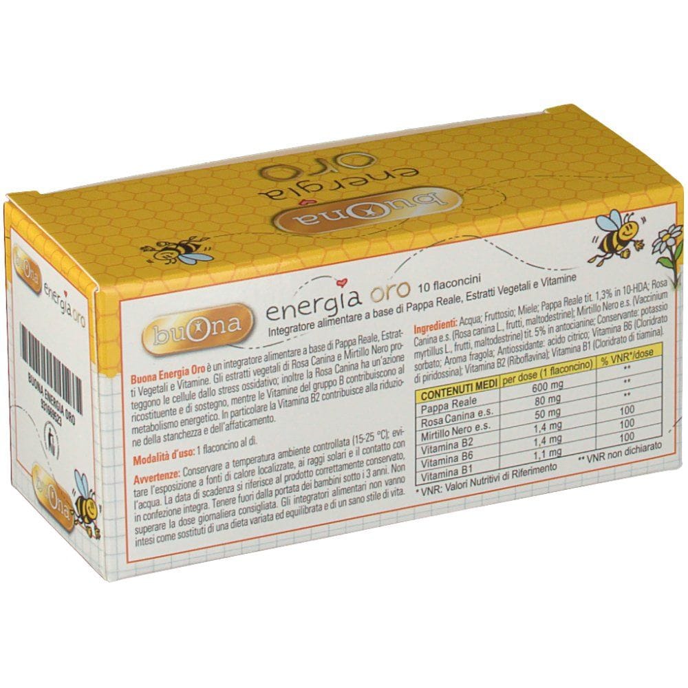 BUONA ENERGIA ORO 10 FLACONCINI DA 10 ML