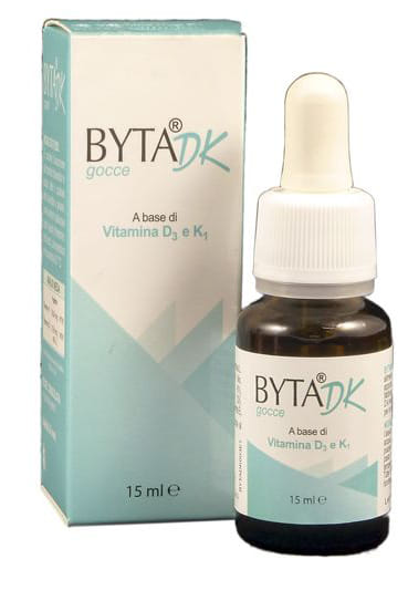 Integratore Byta DK con Vitamina D e K, gocce 15ml