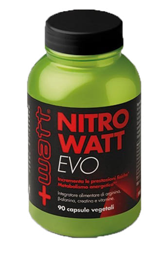 Integratore Nitrowatt EVO con Arginina e Creatina, 90 capsule