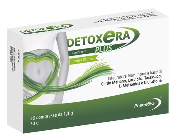 DETOXERA PLUS INTEGRATORE ALIMENTARE PER STIPSI E TRANSITO INTESTINALE 30 COMPRESSE