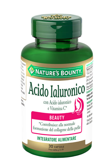 Integratore Acido Ialuronico e Vitamina C, 30 capsule