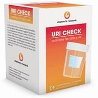 Contenitore urine URI CHECK 100ml monouso, tappo a vite