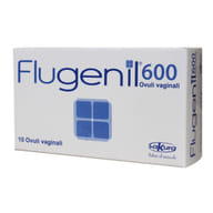Flugenil 600 ovuli vaginali per il benessere intimo, 10pz