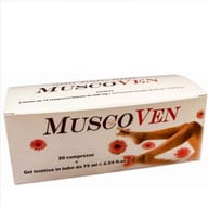 Integratore Muscoven con gel cosmetico per le gambe, 30 cpr