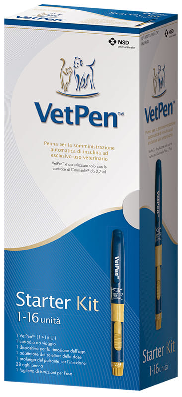 Penna insulina Caninsulin VetPen 16 UI per cani e gatti