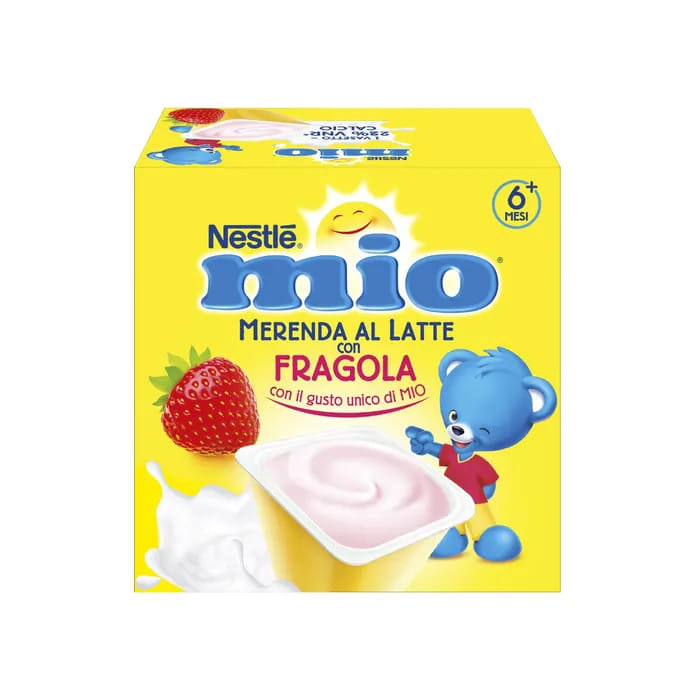 Mio Merenda Fragola 4 X 100 G