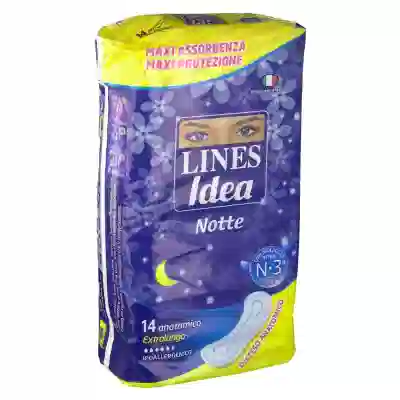 Assorbenti Lines Idea Notte Senza Ali, 14 pezzi