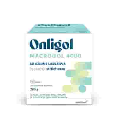 ONLIGOL MACROGOL 4000 200 G CON CUCCHIAINO DOSATORE SENZA ZUCCHERO