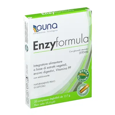 ENZYFORMULA 20 COMPRESSE DEGLUTIBILI ENZYFORMULA 20 COMPRESSE DEGLUTIBILI