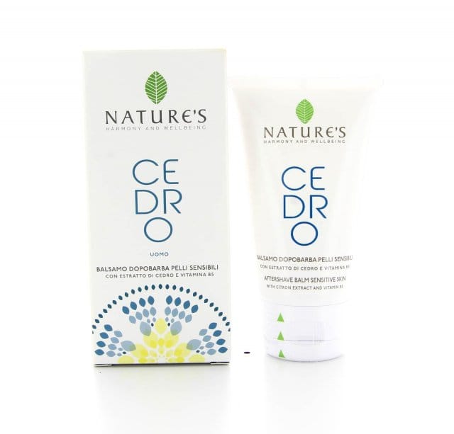 Balsamo Dopobarba Nature's Cedro Uomo per Pelli Sensibili 75ml