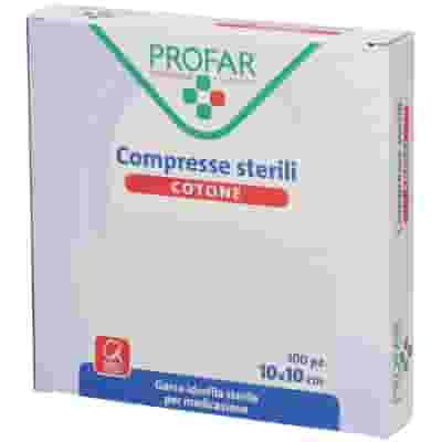 Garza Idrofila Sterile Profar 10x10 cm, confezione 100 pezzi