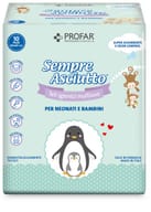 TELO IGIENICO MULTIUSO PROFAR SEMPRE ASCIUTTO PER NEONATI E BAMBINI 60X60CM 10 PEZZI