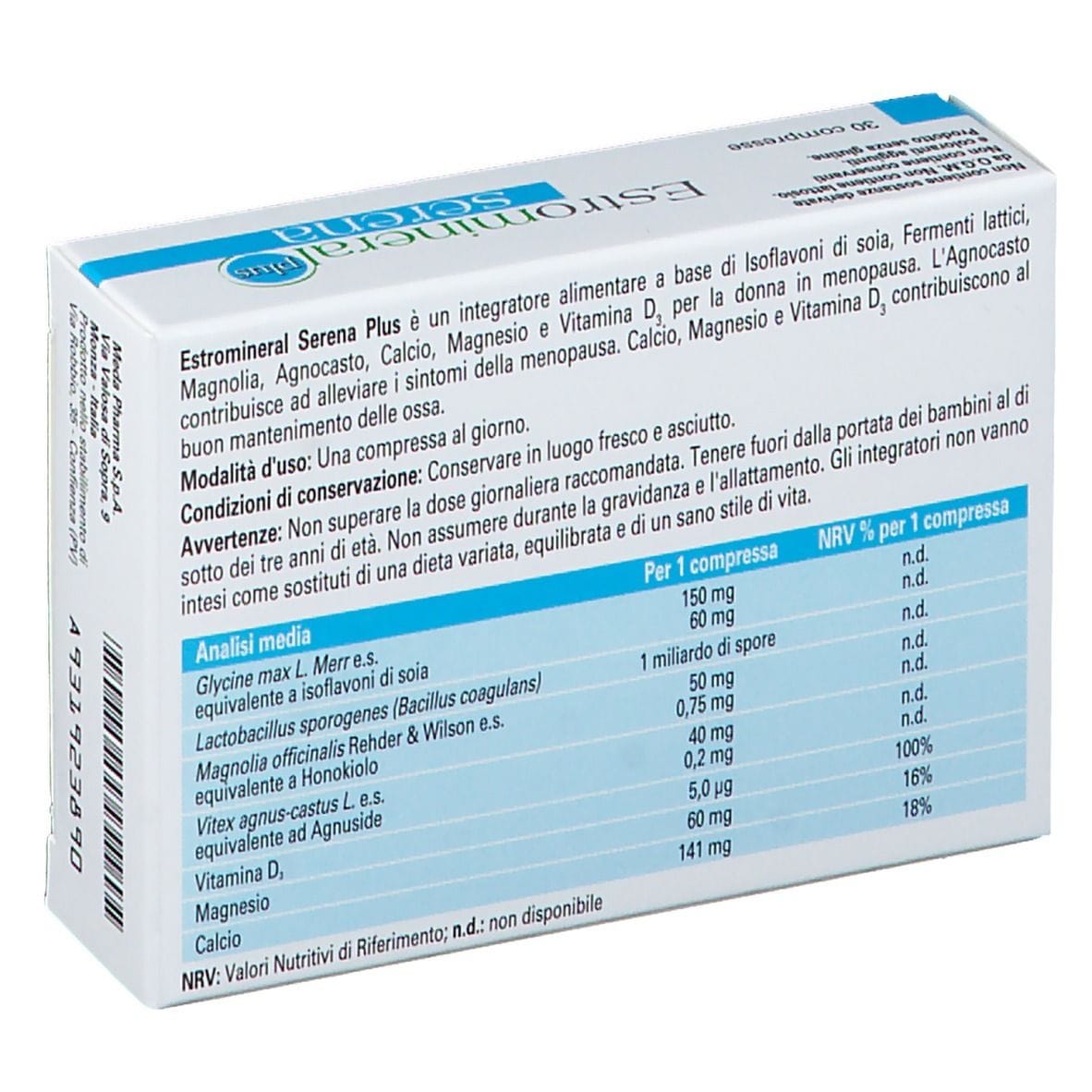 ESTROMINERAL SERENA PLUS 30 COMPRESSE